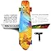 Skatro Mini Cruiser Skateboard. 22x6inch Retro Style Plastic Board Comes Complete
