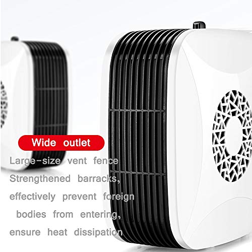 Pstars Mini Portable Ceramic Space Heater with Adjustable Thermostat, Automatic Overheat Protection, Efficient and Lasting, Energy Saving, Electric Warmer Office Winter Warm