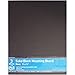 Crescent Ultra-Black #8 Mounting Board, Double-sided, Value Pack, 3 Count, 11