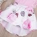 Newborn Infant Baby Girls Dress Floral Flutter Lace Sleeve Dresses Ruffle Romper Skirts Summer Clothes