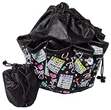ABS Novelties I Love Bingo Pattern 10 Pocket Tote (Black)
