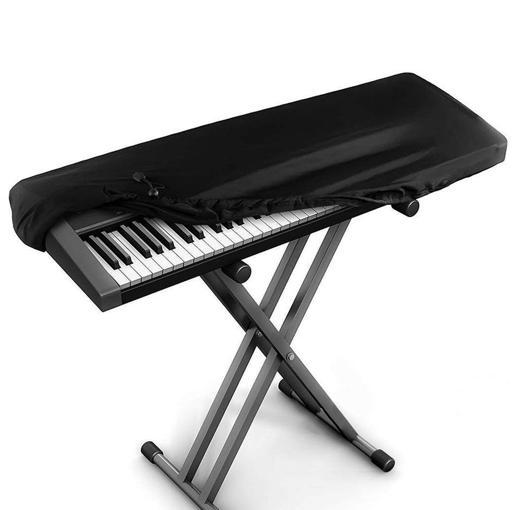 Kaxich Stretchy Electronic Piano Keyboard Dust Cover with Drawstring Universal 88 Keys Piano Keyboard Dustproof Protective Case