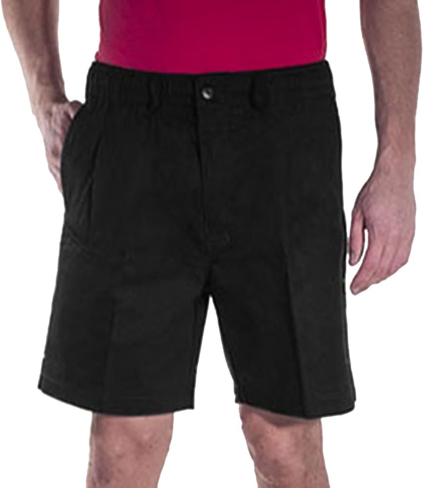 Creekwood Elastic Waist Twill Shorts for Big & Tall Men 100 Pure