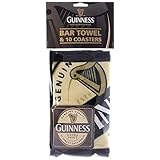 Guinness Bar Towel/Coaster Set