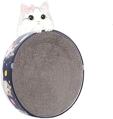JXBDP Cat Scratch Board Pad,Scratcher with CatnipCat Toy Scratch Board Durable Cardboard And Catnip Lounge