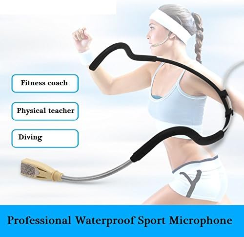 Poly audio Waterproof Headset microphone for AKG Exercise/Fitness 3 Pin Wireless Microphone