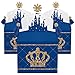 Big Dot of Happiness Royal Prince Charming - Treat Box Party Favors - Baby Shower or Birthday Party Goodie Gable Boxes - Set of 12