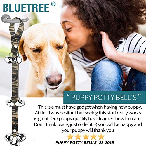 image for BLUETREE Dog Doorbells Premium Quality Training Potty Great Dog Bells 