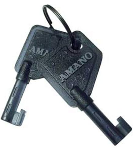 6-Pack Amano Time Clock Ribbon Cartridges - Black Ink For PIX-200 & TCX-35 Models