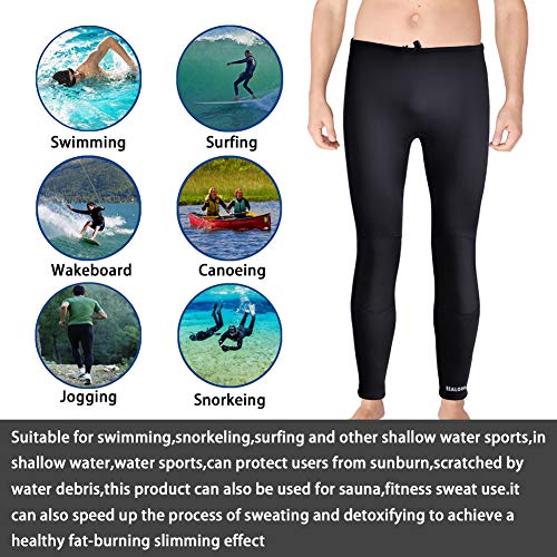 Wetsuit Liner Women Wetsuit Pants Men FitsT4 Wetsuit Pants Women's 2.5mm Neoprene Surf Pants Keep Warm For Water Aerobics Diving Surfing Swimming Snorkeling Canoeing Paddling Kayaking Neoprene Pants Wet Suit Pants Men