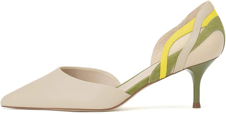 colorful kitten heels