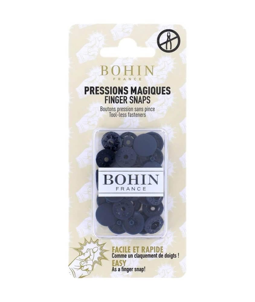 Bohin Snap Fasteners, Navy Blue, 13mm