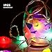 LED Fairy String Lights Ghost 20 LEDS Halloween Festival Decoration Light Indoor/Outdoor Thanksgiving Party Cosplay Lighting Decor