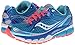 Saucony Women's Ride 7 Running Shoe,Blue/Vizicoral,7.5 M US