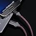 Fasgear Micro USB 2.0 Cables 3 Pack 10 ft 2.4A Fast Charging Braided Micro-B 2.0 Charger Cord Compatible for Android Phone/PS4 Controller/Samsung Galaxy S7 Note 5/Kindle/Fire TV Stick (Red,Blue,Pink)