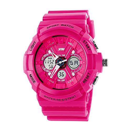 image for PASNEW Boys Watch, Sports Watches, LED Analog Digital Display Watches 