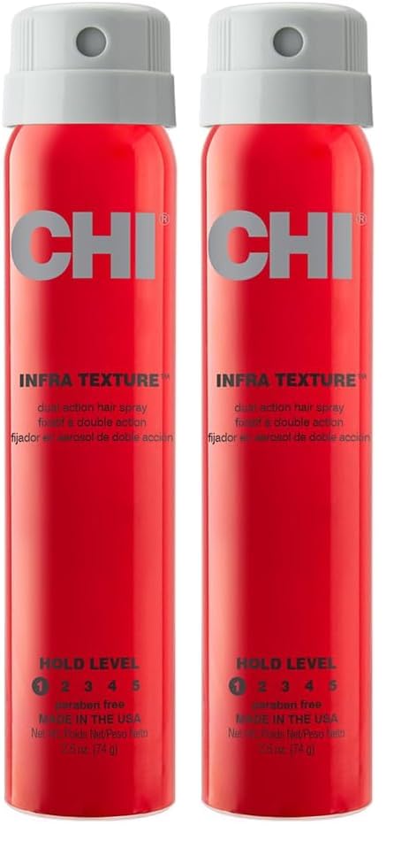 CHI Infra Texture Dual Hair Spray, 2.6 oz (Pack of 2)