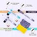 Dry Erase Board Magnetic Whiteboard for Fridge by Nardo Visgo with 3 Magnetic Markers and 2 Erasers,Message Note Board for Meal Planning Chores to do List and Grocery List 16