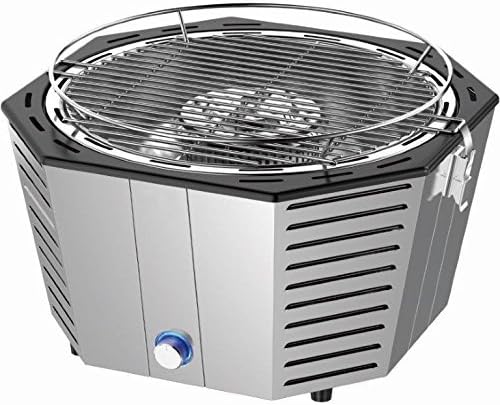 Syntrox GermanyFast and Raucharmer Bag Table Grill Barbecue BBQ Grill Stainless Steel Charcoal BBQ Barbecue