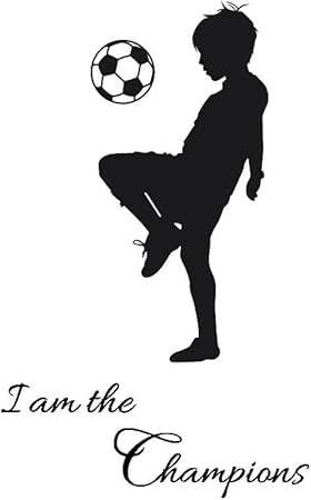 Bearbelly Football Sport Stickers Muraux Pour Fond De Chambre D Enfants Salon Amovible Decoration Stickers Amazon Fr Bricolage