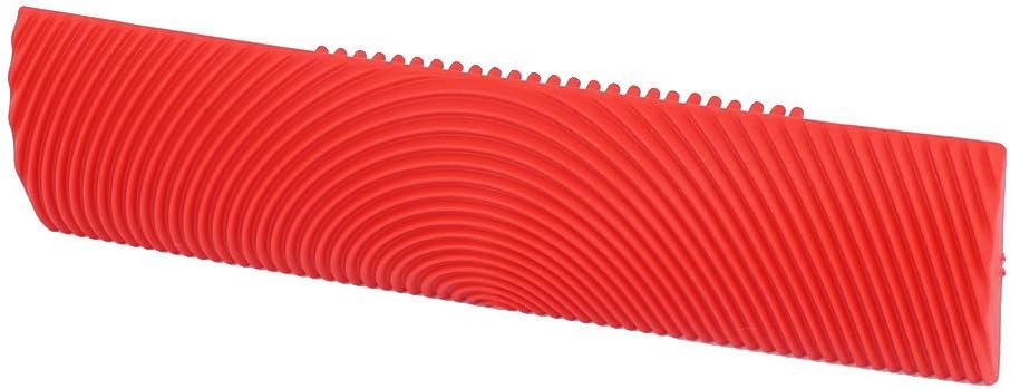 Aexit MS10 Home Special Tool Household Wall Art Paint Rubber Wood Graining DIY Tool 6 Inch Red Model:62as258qo559