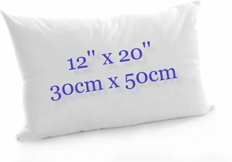 Generic Rectangular Hollowfibre Cushion Pads 12x20 Inner Inserts