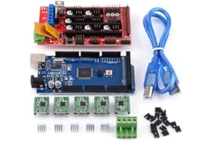 Hilitand RAMPS 1.4 Board 3D Printer Controller with Heat Sink USB Calbe Jumper Kit