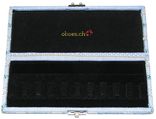 10-Reed Bassoon Reed Case (Blue Ribbon Fabric)