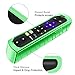 Fintie Case for Roku Ultra 4661 (2018)/ Ultra 4660 (2017), Roku 1/2/ 3/4 Remote Controller- Casebot (Honey Comb Series) Light Weight (Anti Slip) Shockproof Silicone Cover, Green Glow