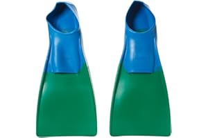 Sporti Adult-Kids Swim Fins for Pool Lap Swimming - Long Floating Fins for Swimming & Snorkeling - Swim Flippers for Training