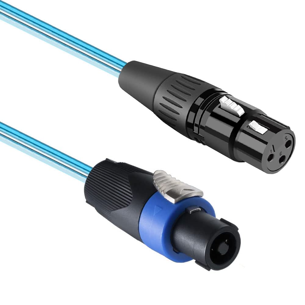 waveman speakon to xlr female cable speakon to xlr adapter speakon to female xlr cables speaker leads (speakon to xlr female)