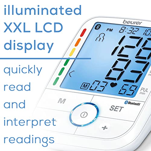 Beurer BM67 Upper Arm Blood Pressure Monitor, Large Cuff, Automatic