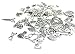 Yansanido 100 Gram Assorted DIY Antique Charms Pendant Mixed Charms Pendants (Silver)