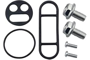 18-2727V Fuel Valve Repair Kit - by Huthbrother, Compatible with Yamaha Suzuki DR350, Replaces 18-2727, for Kawasaki KVF400, KVF300 Prairie, KLX110, VN1500D/E Vulcan Classic, ZX900B Ninja ZX-9R