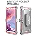 YOUMAKER Galaxy Note 8 Case, Heavy Duty Protection Kickstand Shockproof Clip Holster Case Cover for Samsung Galaxy Note 8 (2017 Release) Without Built-in Screen Protector (Pink/Gray)