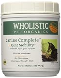 Wholistic Pet Organics Canine Complete Plus Joint Mobility with Green Lipped Mussel Supplement, 2 lb