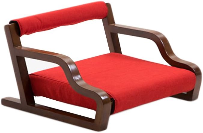 HCJLRSF Beanbag, Solid wood And room Tables and chairs Legless chair Bedroom Balcony Bay window chair (Color : #1)