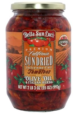 35 oz Bella Sun Luci Sun Dried Tomatoes Julienne Cut in Olive Oil
