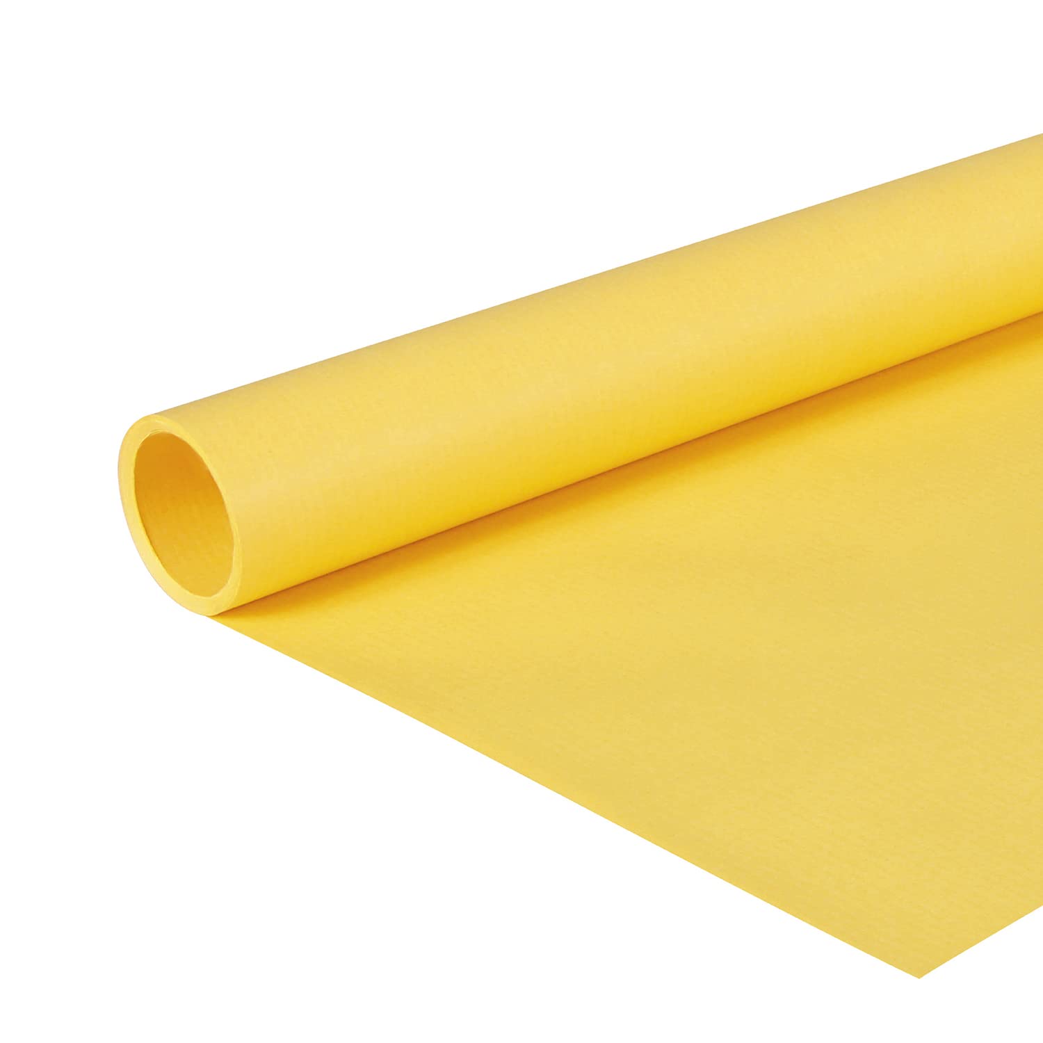 Clairefontaine 195715C - One Laid Kraft Paper Roll - Colour: Lemon Yellow - Dimensions: 10x0,70m - 65g - Gift wrapping, DIY, Crafts - Creative - Leisure — image 1