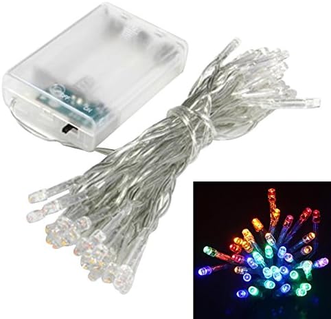 Night Lights 30 LED 3m Battery Powered Multi-Color RGB LED Light String, DC 3.6-4.5V