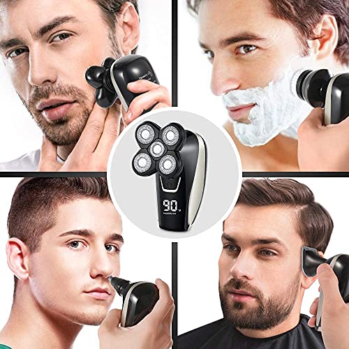 Head Shaver,Head Shavers for Bald Men,5D Floating Electric Shaver for