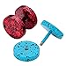 JewelrieShop Fake Plugs Faux Gauges Plugs Earring for Men Stainless Steel Studs Circle Flat Back Cheater Illusion Tunnel Dumbbell Earrings Ear Plugs Women(06. Two of Each Color, 6 Pairs,16G,10mm)