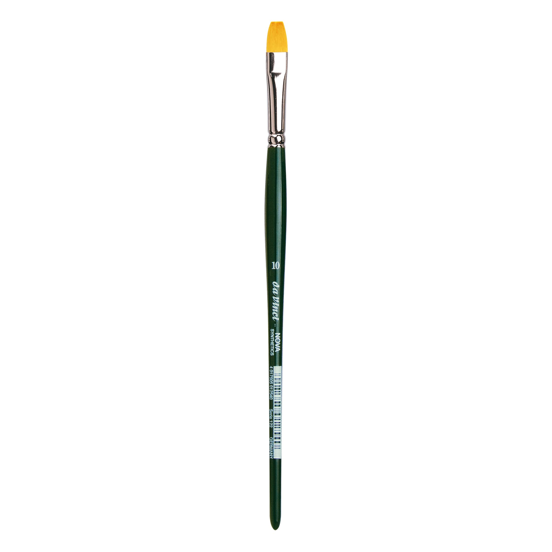 Da Vinci 122 Series Hobby Brush, Synthetic Fiber, Green, 21.5 x 1 x 30 cm