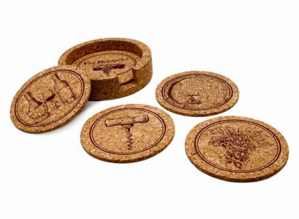 Vin Bouquet FIA 315 Cork coaster set