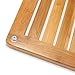 HANKEY Bath Mat&Door Mat Handcrafted Bamboo Water Resistant, Natural and Durable C03 (23.6 x 17.5nches)