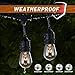 Moonflor S14 Replacement Light Bulbs, 11W Clear Glass Bulb fits E26 Medium Base, Commercial Grade Dimmable Replacement Incandescent Bulbs for Indoor Outdoor Patio Decor, Warm White, Pack of 26