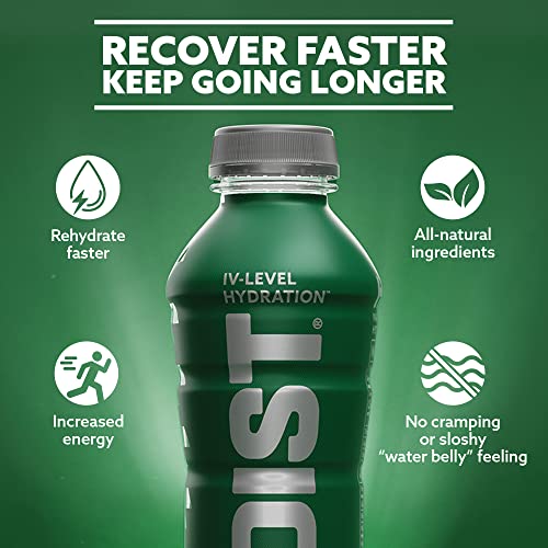 HOIST PREMIUM MILITARY HYDRATION ELECTROLYTE DRINK, POWERFUL IV-LEVEL HYDRATION, CLINICALLY PROVEN PERFORMANCE DRINK, PEACH MANGO, 16 FL OZ (PACK OF 12)