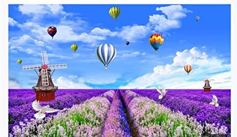 YAXIAA Lavender Tv Background Wall
