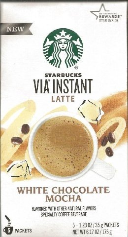 Starbucks Via Instant Latte White 