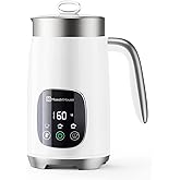 Maestri House Milk Frother, Variable Temp and Froth Thickness DualFro 400 Milk Frother and Steamer, 14.1OZ/400ML Smart Touch Control Foam Maker, Memory Function for Latte, Warm Milk, Hot Chocolate